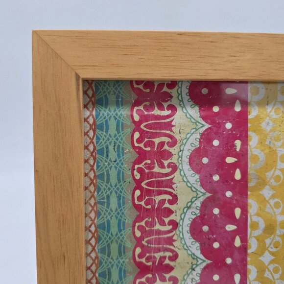 Decorative Bamboo Wooden Picture Photo Frame 4"x6" Thailand a - Picture 2 of 11